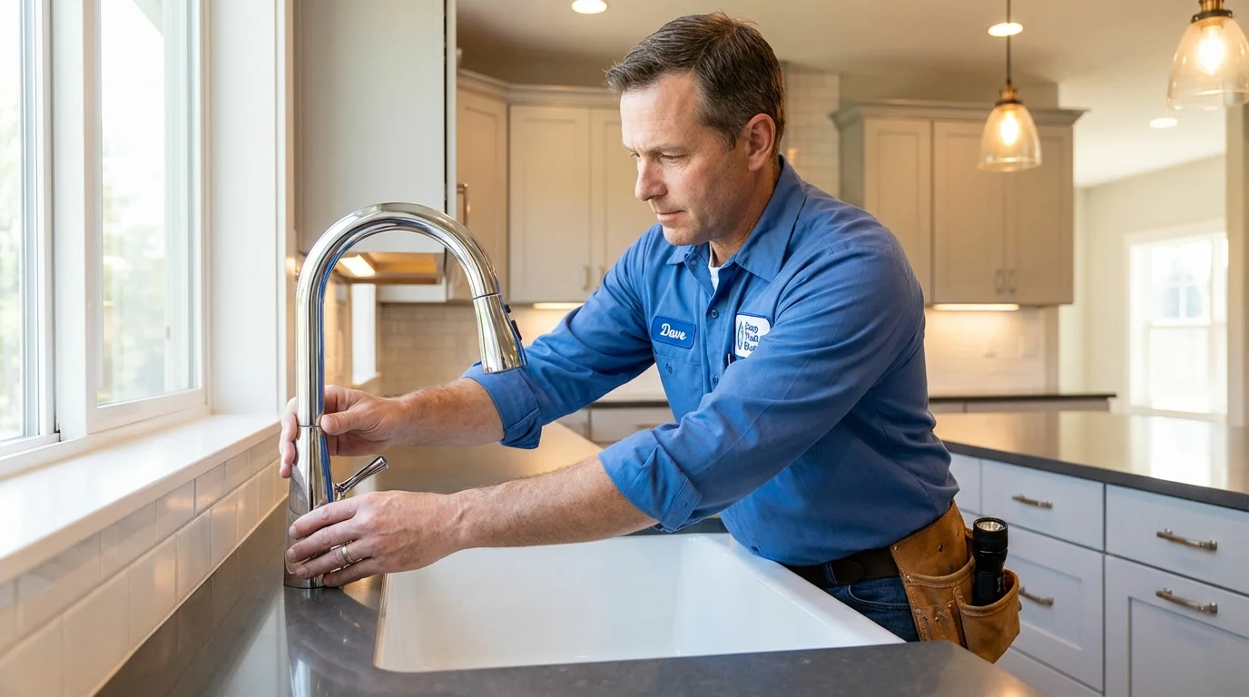 Kitchen faucet installation by Johns Plumbing LLC in Zapata